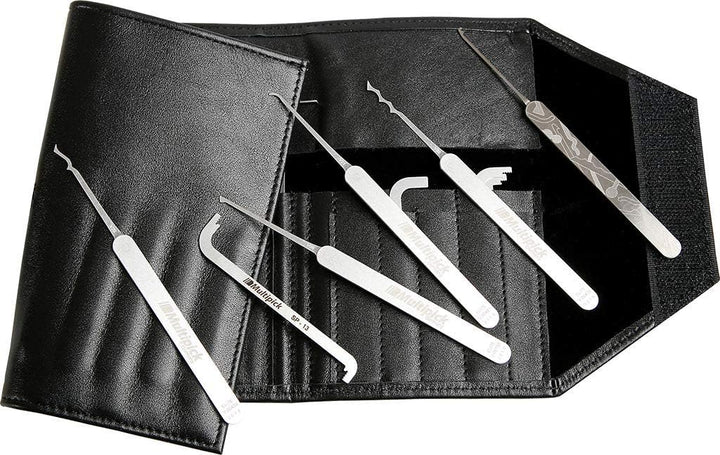 Multipick Profi Dietrich Set ELITE 23 - Lockpicking Set 23 Teile - 0.4 mm Lock Pick Klingendicke aus