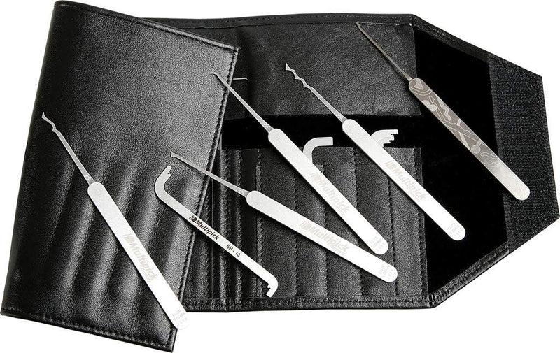 Multipick Profi Dietrich Set ELITE 23 - Lockpicking Set 23 Teile - 0.4 mm Lock Pick Klingendicke aus