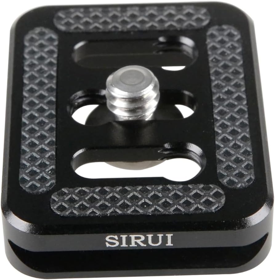 SIRUI TY-C10 Schnellwechselplatte (Alu, 1/4", 30x38mm, 15g, für C- und CX-Serie und Arca-Swiss) schw