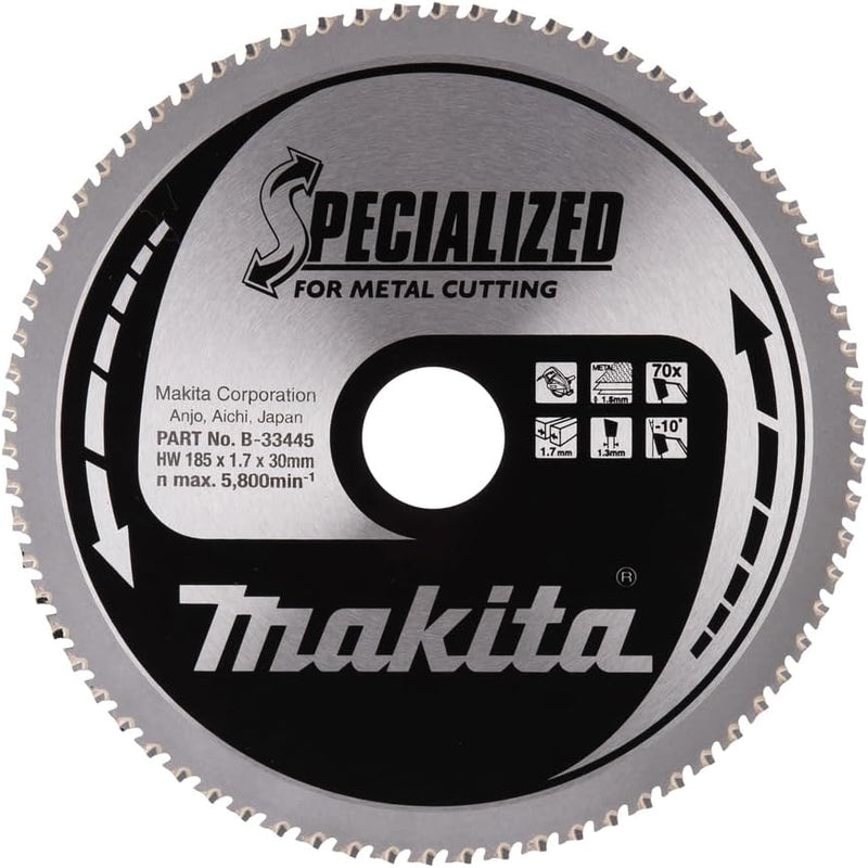 Makita Specialized Saegeblatt, 185 x 30 mm, 70Z, B-33445