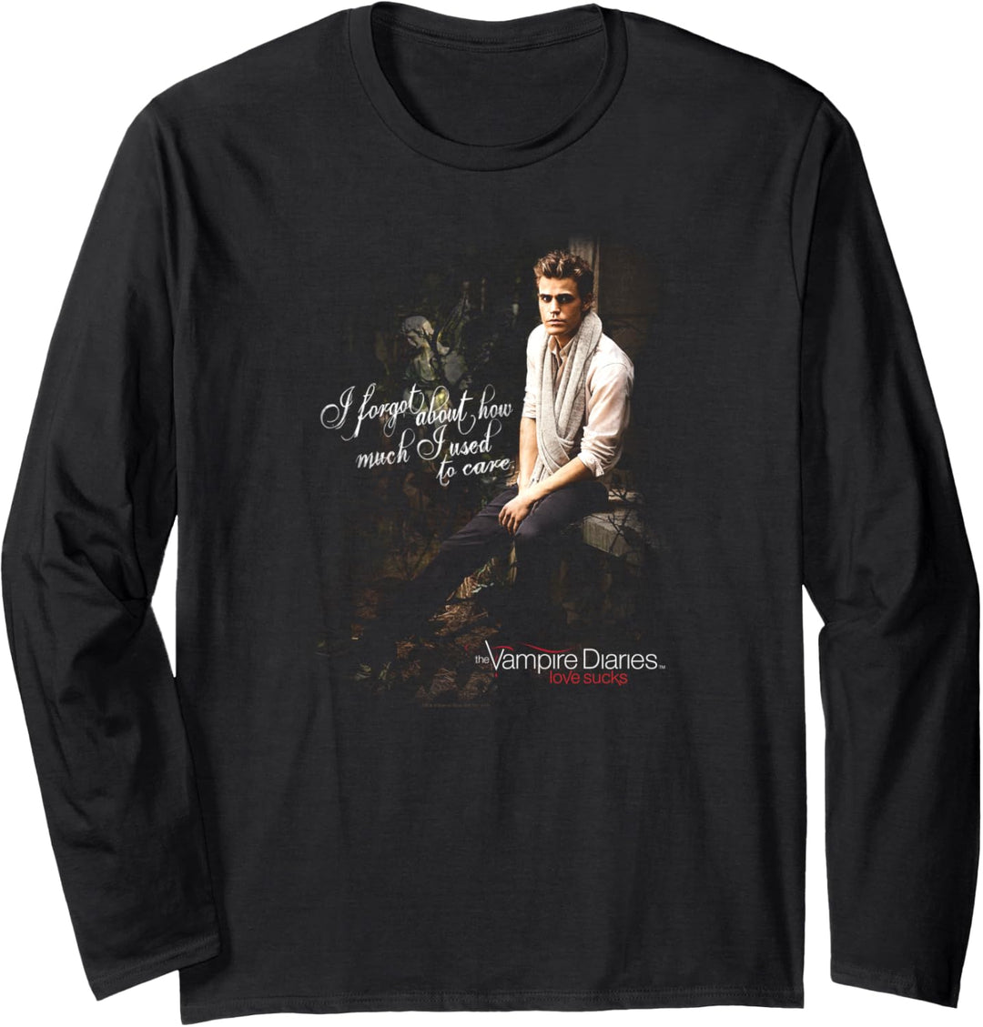 Vampire Diaries Stefan I Used to Care Langarmshirt