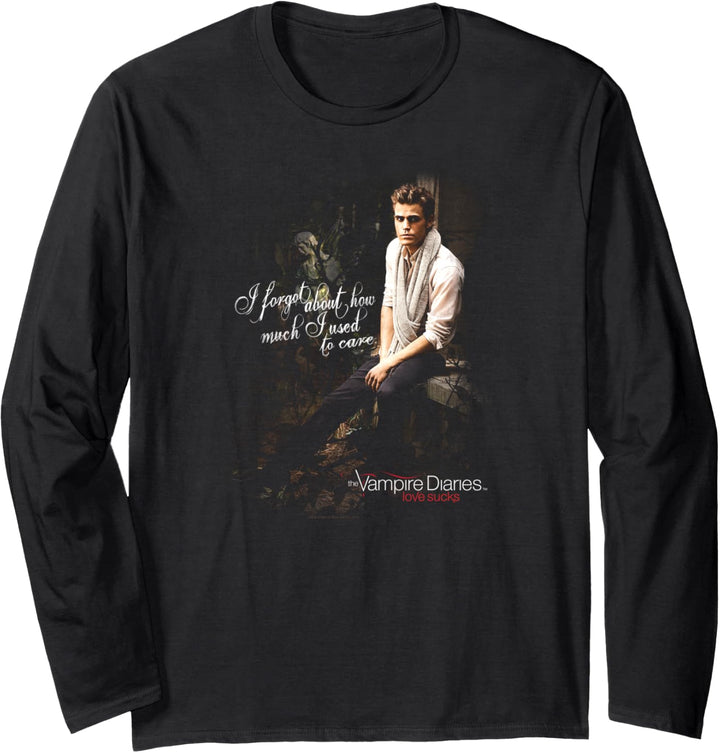 Vampire Diaries Stefan I Used to Care Langarmshirt