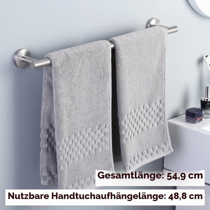 KES Handtuchhalter Handtuchstange Edelstahl SUS304 Badetuchhalter Handtuch Halter 55cm Wandmontage g