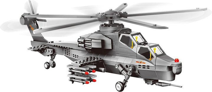 Apostrophe Games Angriff Hubschrauber Baustein Set - 283 Stücke, Hubschrauber