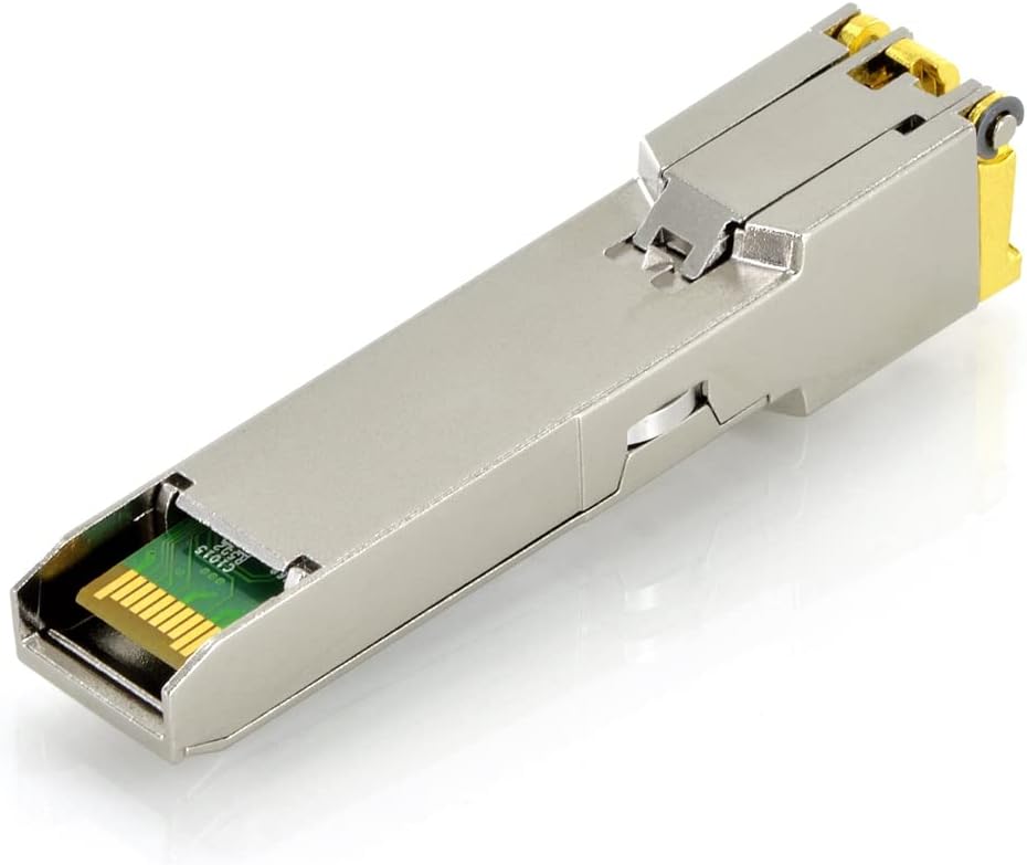 DIGITUS Gigabit SFP Modul für Cat 5 Kupfer Patchkabel, Mini GBIC, RJ45 Buchse, 1000BaseT, 100 Meter,