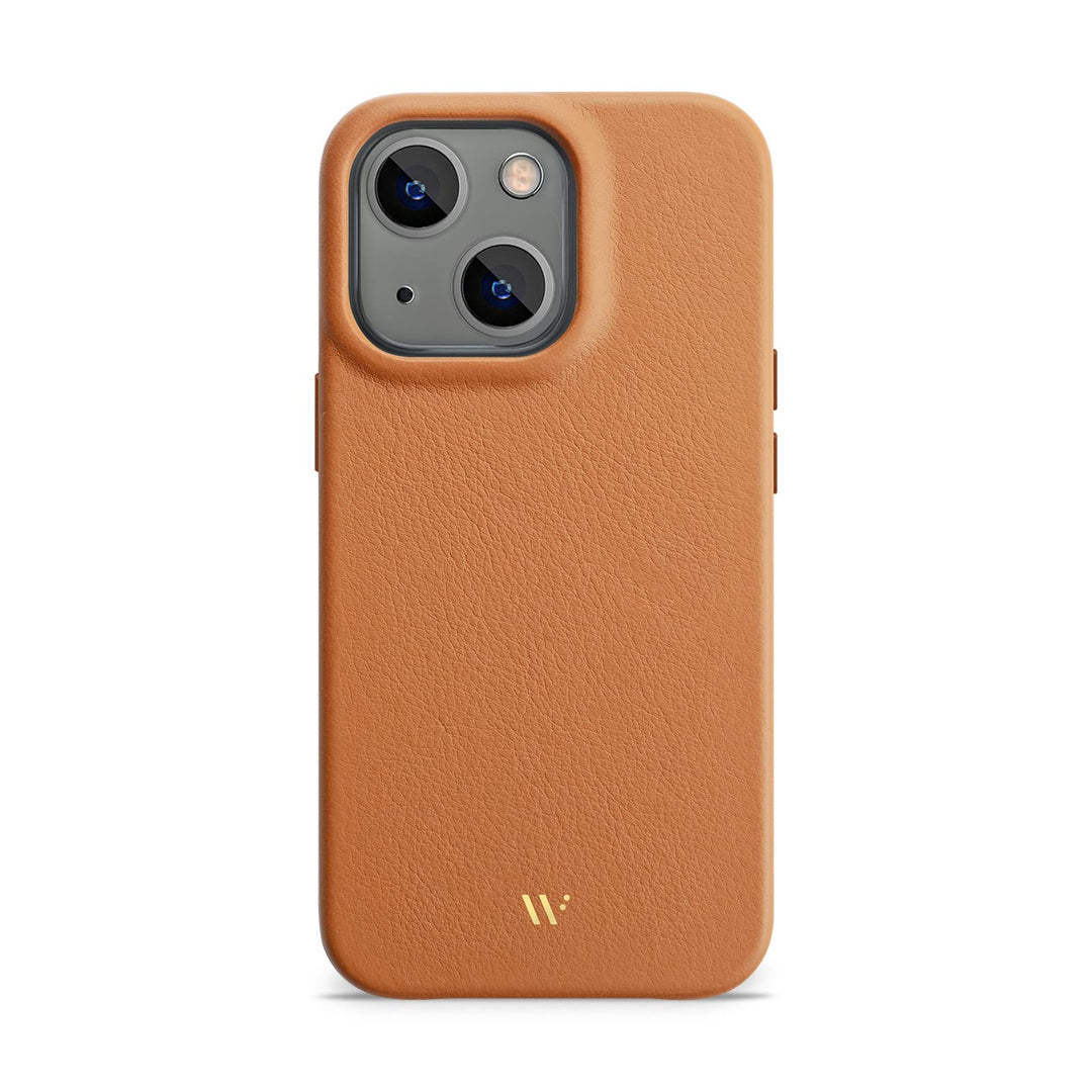 WIIUKA Hülle für iPhone 14 Plus, Leder aus Deutschland, Lederhülle extra Dünn, Premium Handyhülle, C