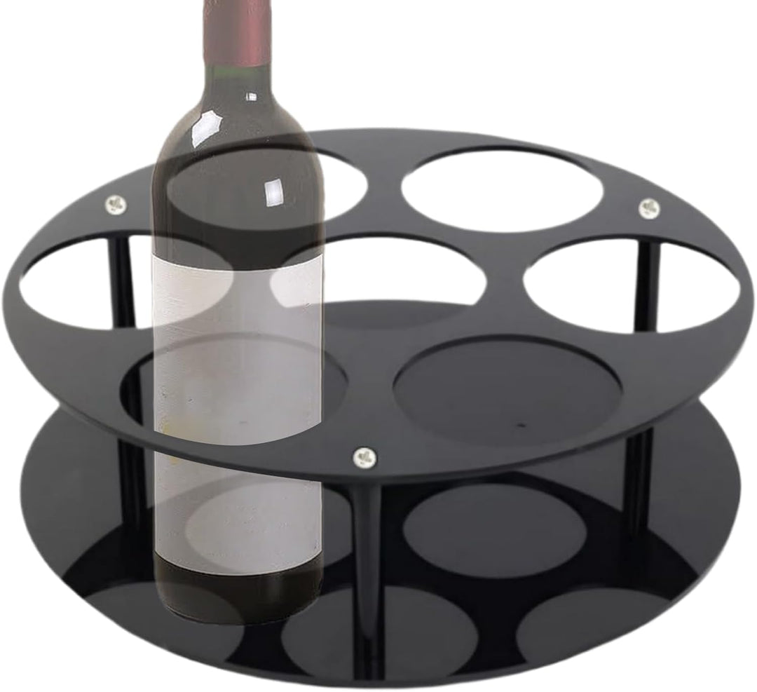 Coffee Syrup Organizer, 7 Bottles Syrup Rack, Dispenser Bottle Shelf, Stable Non Slip Design, Space