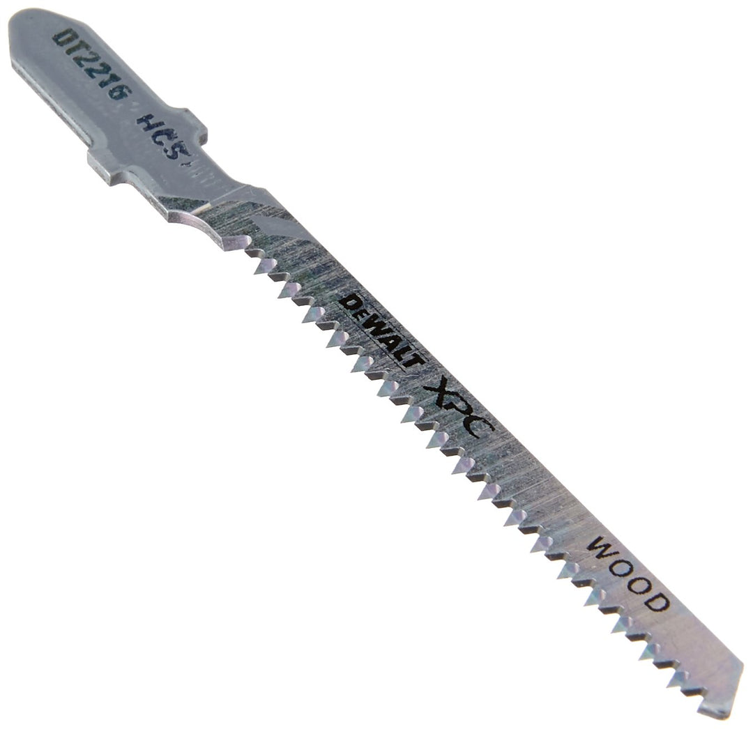 DeWalt XPC Holzstichsägeblätter (82-50-2.0 mm, max. Schnitttiefe 15 mm, HCS (Wood) T-Aufnahme) DT221