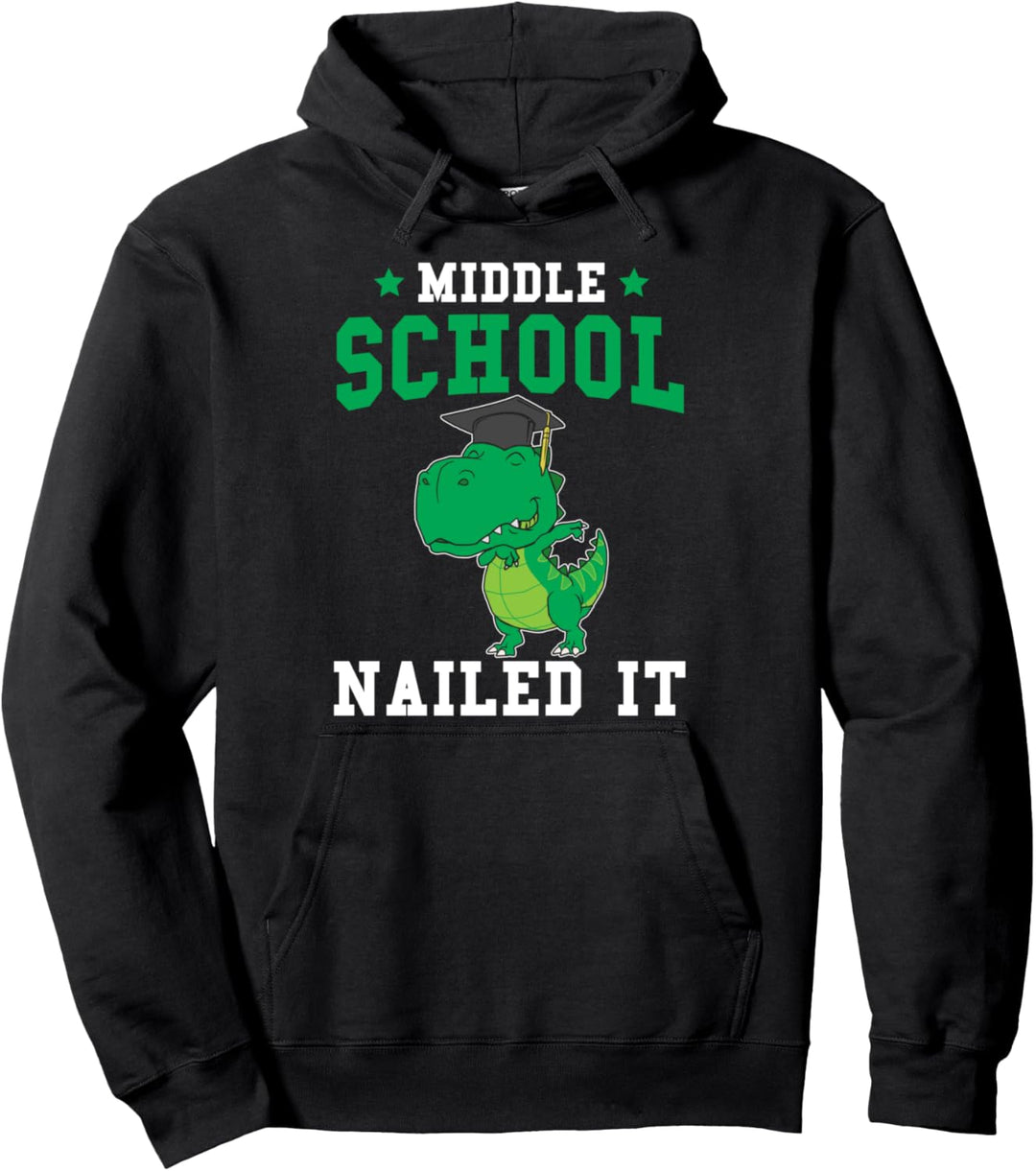 Middle School Nailed es Dinosaurier Pullover Hoodie