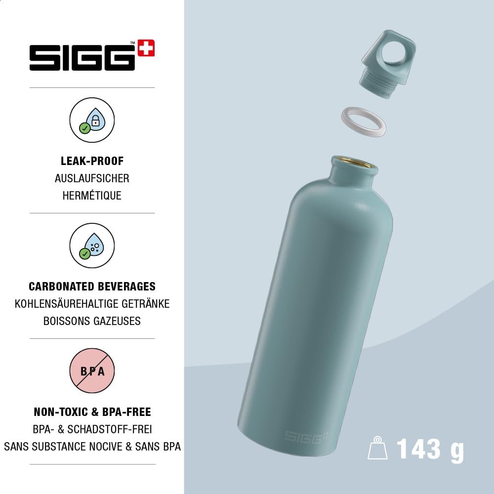 Sigg - Alu Trinkflasche - Traveller - Made in Switzerland - Climatpartner Zertifiziert - Kohlensäure
