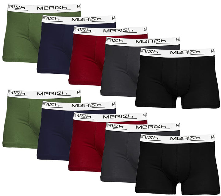 MERISH Boxershorts Herren 6-er /10-er / 15-er Pack S-5XL Unterwäsche Unterhosen Männer Men Retroshor