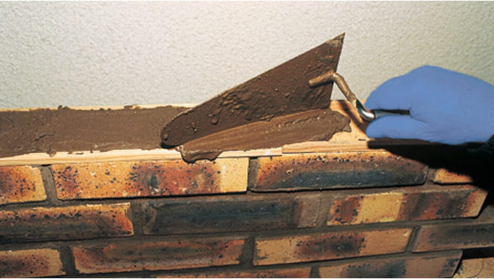 Schamottmörtel zur Montage und Montage von Schamottsteinen, 5 kg, WEBERCEL FEU, WEBER