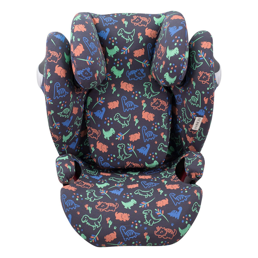 JYOKO Kids Bezug für Autositz Kompatibel mit Cybex Solution M und Pallas B - Fix, aus Baumwolle (Hap