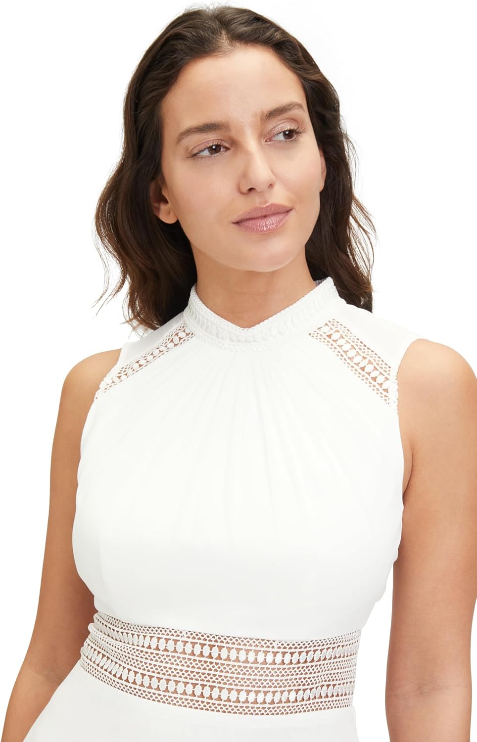 Vera Mont Damen 0104/4825 Kleid 32 Elfenbein, 32 Elfenbein