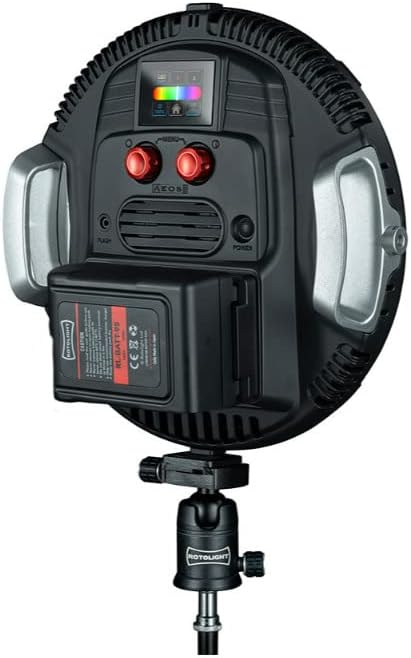 Rotolight AEOS 2 Single Light – A Portable Single Light RGBW LED for Photography and Videography wit