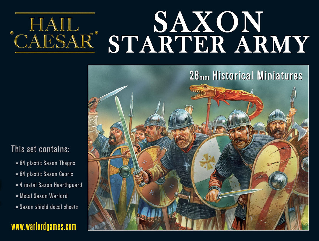 Hail Caesar Warlord Games, Saxon Starter Army - Wargaming miniatures