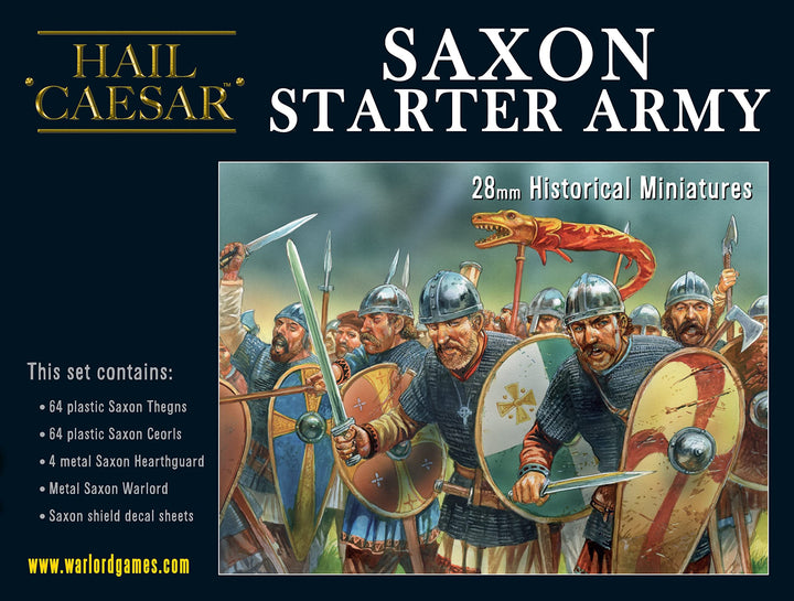 Hail Caesar Warlord Games, Saxon Starter Army - Wargaming miniatures