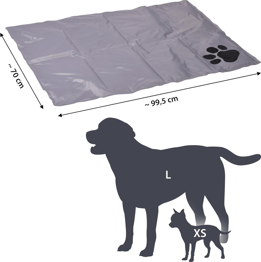 dobar® 60422 Kühlmatte für Hunde - Hundekühlmatte für Hund & Katze - selbstkühlende Matte für Hausti