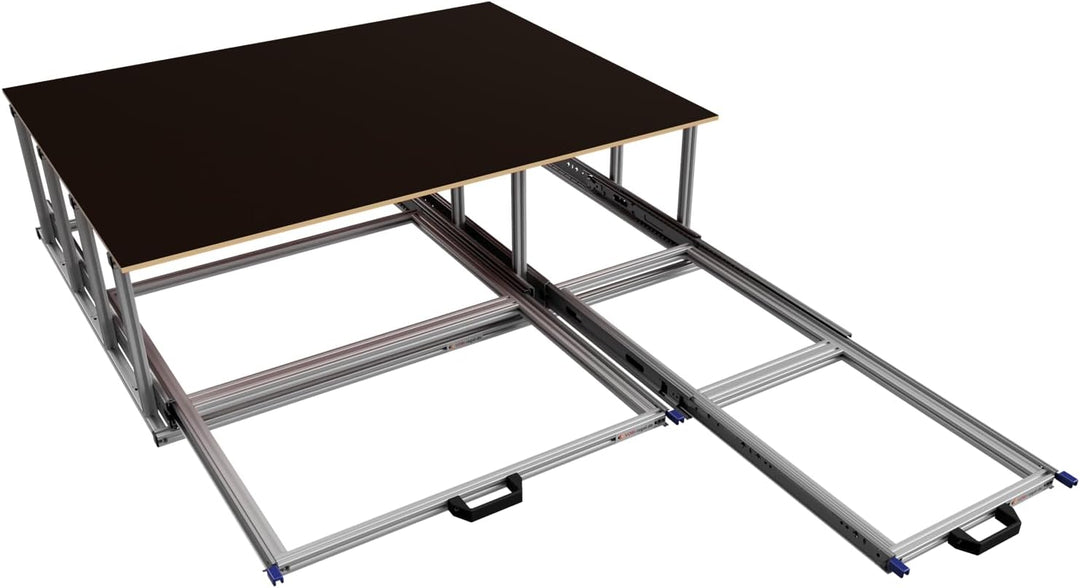 VOBI Heckauszug Kastenwagen Doppelauszug, mit Ablagefläche, 1050x814 mm, 100 kg Belastbarkeit
