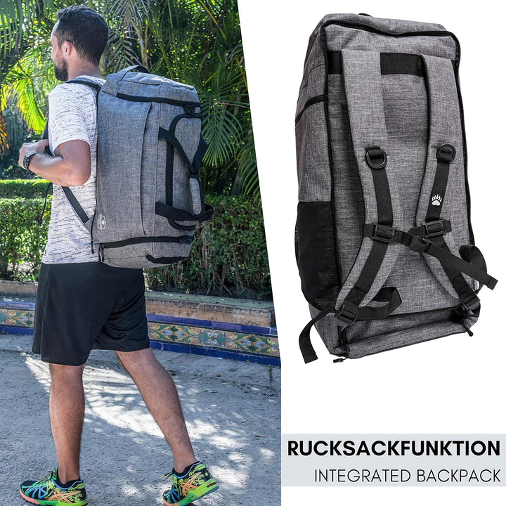 Ultimate Sportbag | Sporttasche mit Schuhfach & Nassfach mit Rucksackfunktion für Herren & Damen für