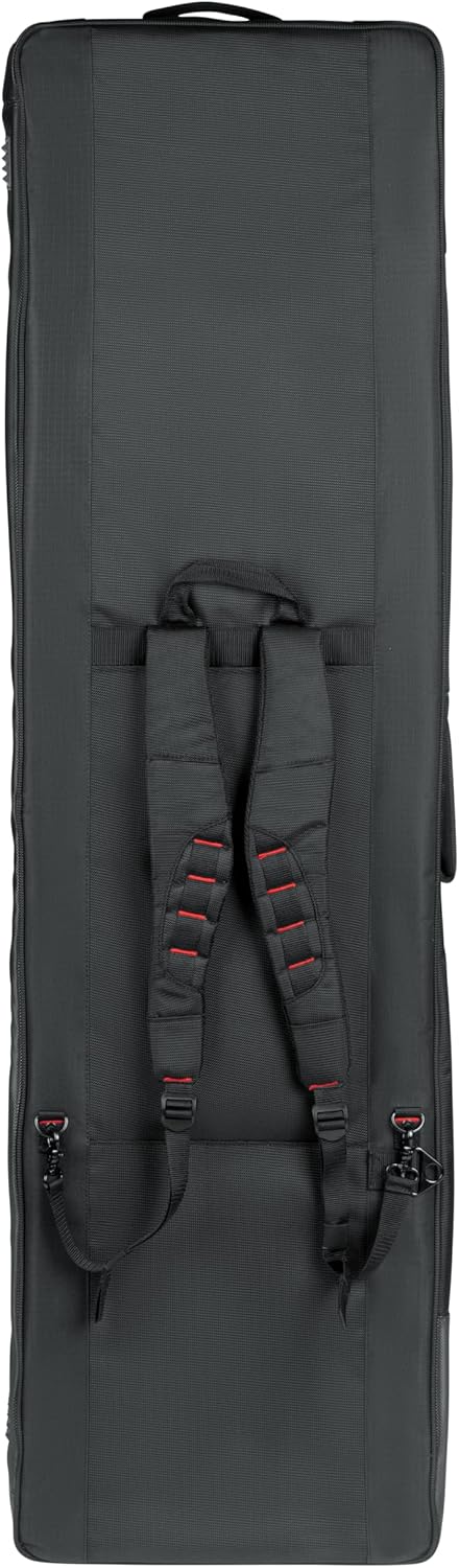 Gator Cases Keyboard Softcase für extra Lange 88-Tasten Keyboards, ultradick gepolstert, Stabiler Tr