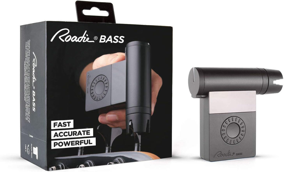 Roadie Bass automatisches Gitarren-Stimmgerät Schwarz