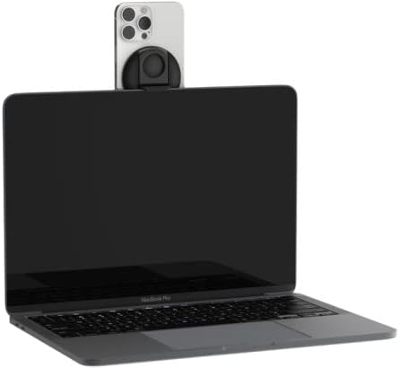 Belkin iPhone-Halter mit MagSafe für Mac-Notebooks; einfache magnetische Befestigung zur Verwendung
