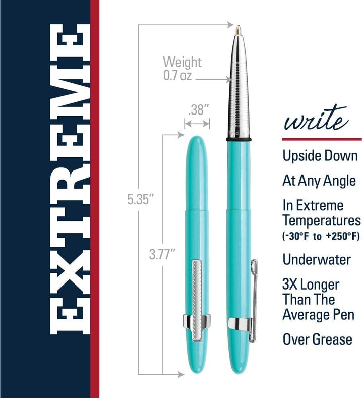 Fisher Space Pen Tahitian Blue Bullet Space Pen schwarz, schwarz