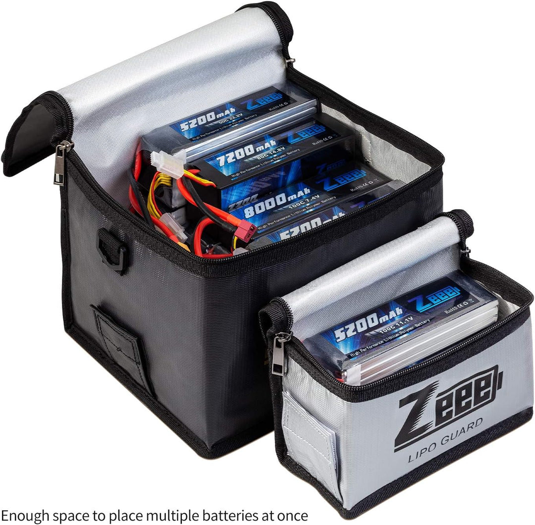 Zeee Lipo Safe Bag, feuerfeste und explosionsgeschützte Tasche, grosse Kapazität, Lipo-Akku-Aufbewah