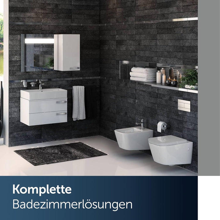 Ideal Standard J469701 WC-Sitz SIMPLYU Mia mit Softclosing aus Kunststoff, mit Deckel, Scharnnier au