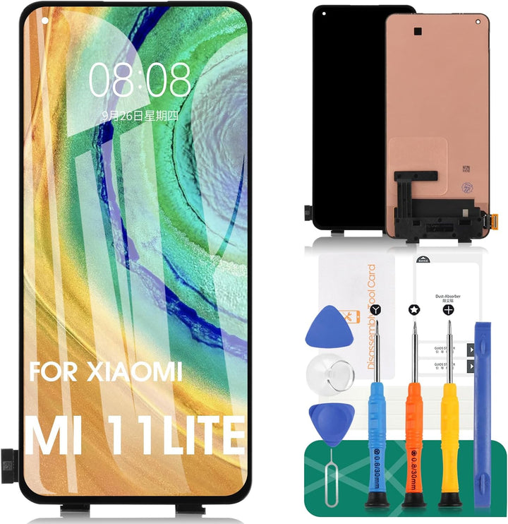 Für Xiaomi 11 Lite 5G NE Bildschirm Ersatz für Mi 11 Lite LCD Display für Xiaomi 11 Lite 5G NE Touch