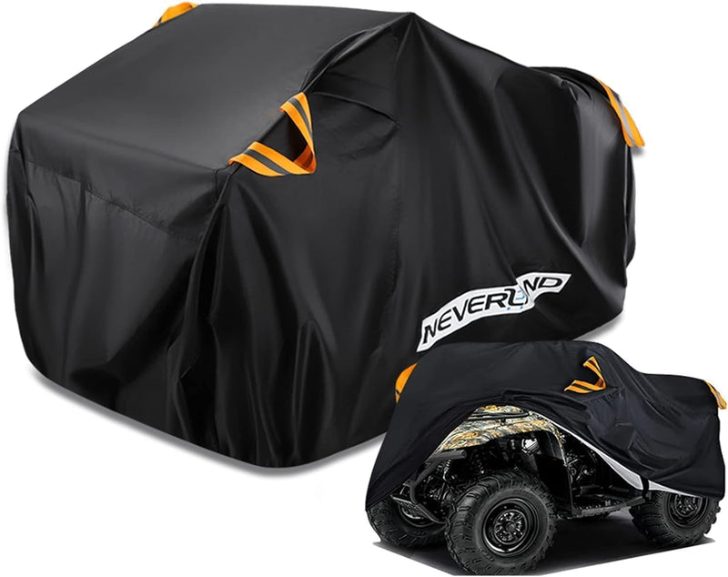 XXXL Quad ATV Abdeckplane NEVERLAND Fahrzeug Abdeckung Schutz Cover 210D 256 * 110 * 120cm Phosphore