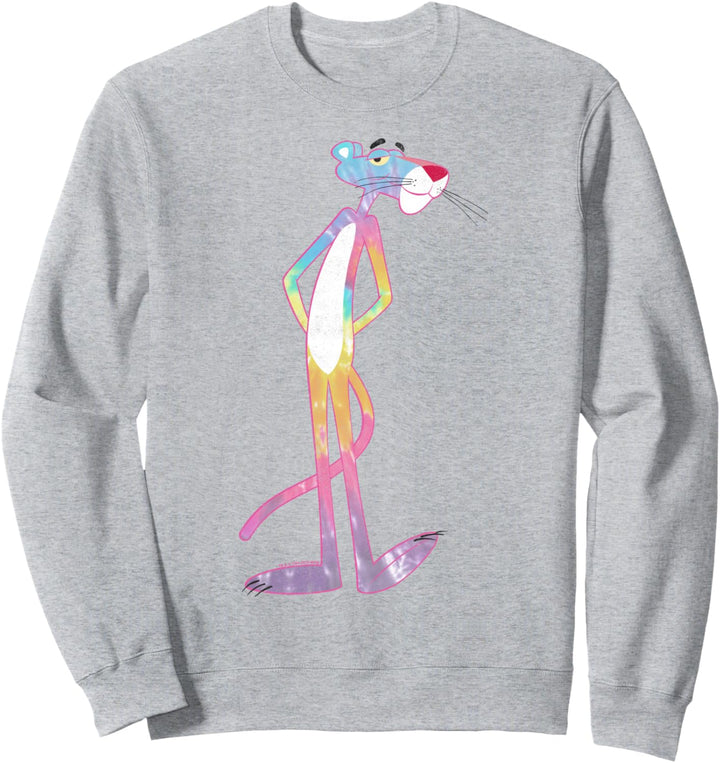 Pink Panther Tie Dye Panther Portrait Sweatshirt