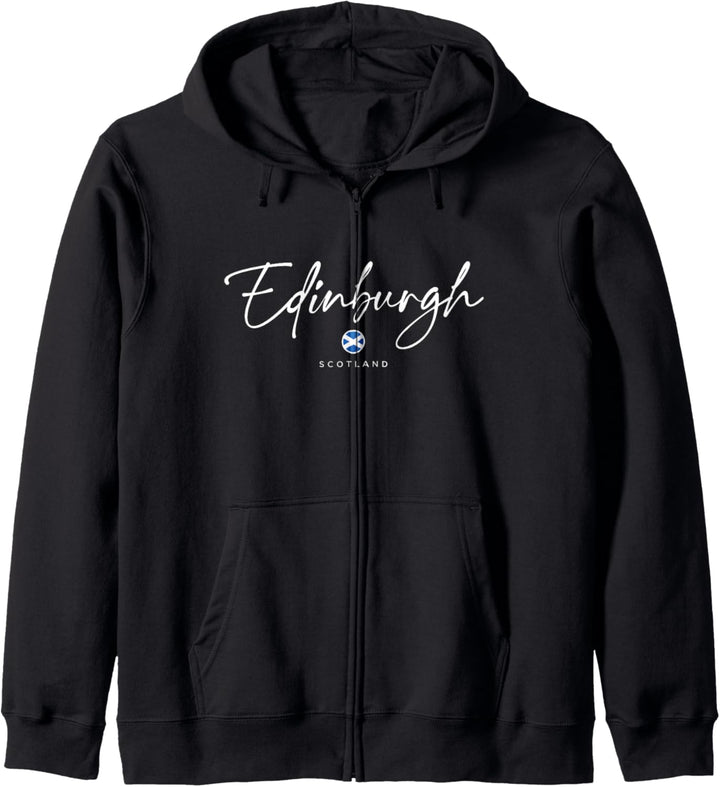 Edinburgh Scotland United Kingdom UK Kapuzenjacke