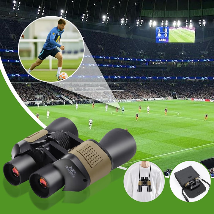 20x50 Fernglas für Erwachsene, HD Wasserdichtes Fernglas mit BAK4 Prisma & FMC Objektiv, Tragbares T