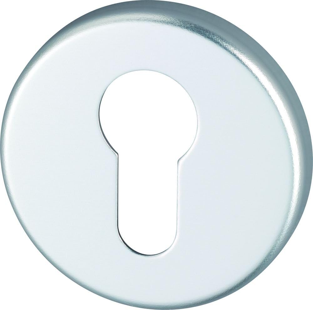 ABUS Tür-Schutzrosette RH414 F1, für Holztüren, aluminium, 30443 15 mm, 15 mm