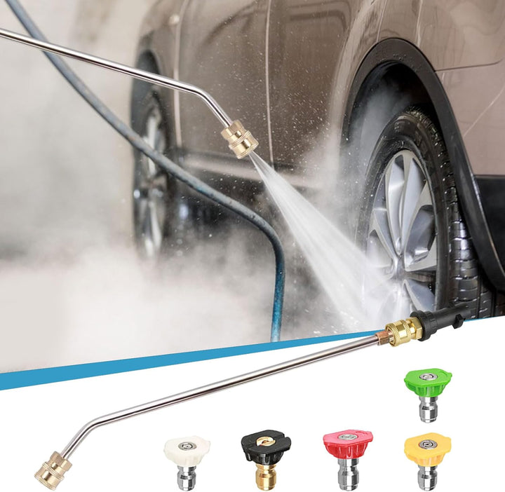 Verlängerungsstab für Hochdruckreiniger, 90 Grad/30 Grad Winkel Sprühlanze für Kärcher K2 K3 K4 K5 K