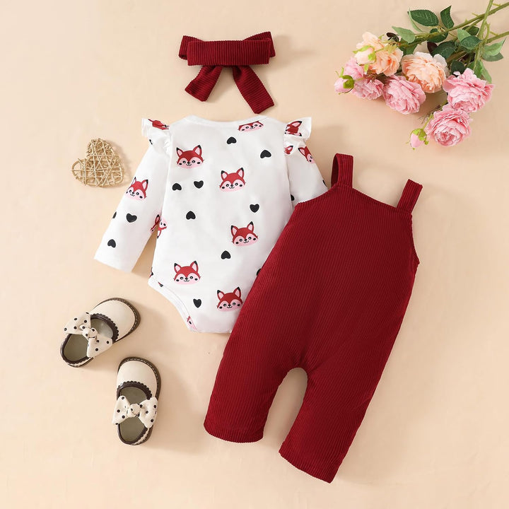 Baby Mädchen Kleidung Floral Tops Body Bär Latzhose Einstellbare Overalls Outfits Set 6-12 Monate Ro