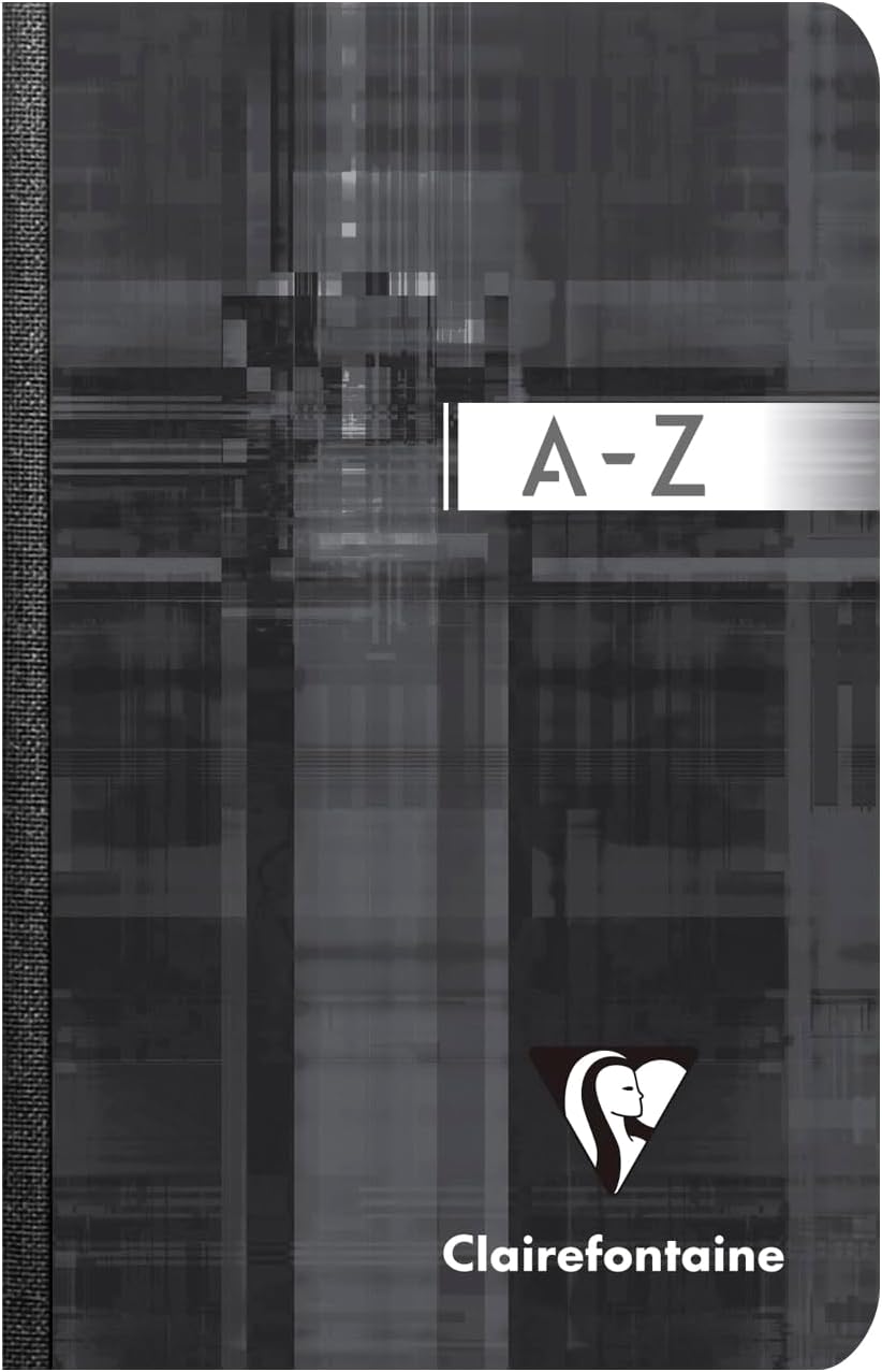 Clairefontaine 9599C - Packung mit 5 Kladden/Adressbuch 9x14cm mit Softcover, 96 Blatt kariert 90g,