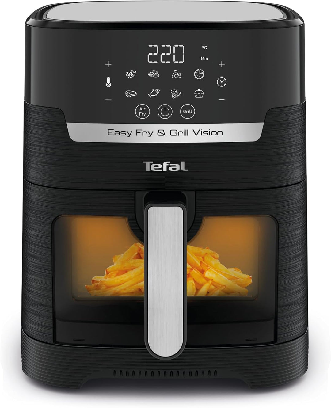 Tefal EY5068 Easy Fry & Grill Vision Heissluftfritteuse | 4,2 L Kapazität | 2-in-1 Technologie | Sic