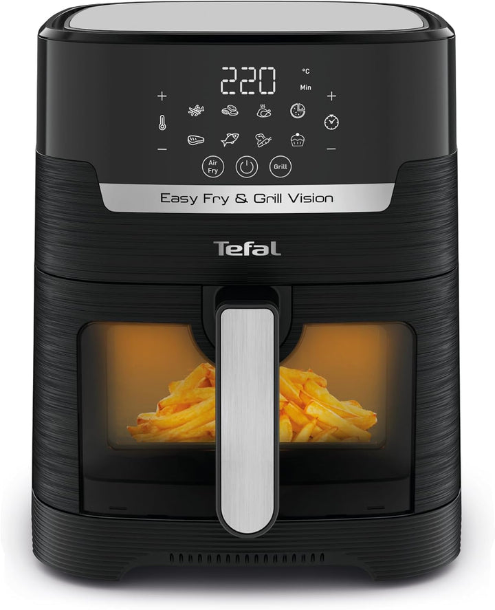 Tefal EY5068 Easy Fry & Grill Vision Heissluftfritteuse | 4,2 L Kapazität | 2-in-1 Technologie | Sic