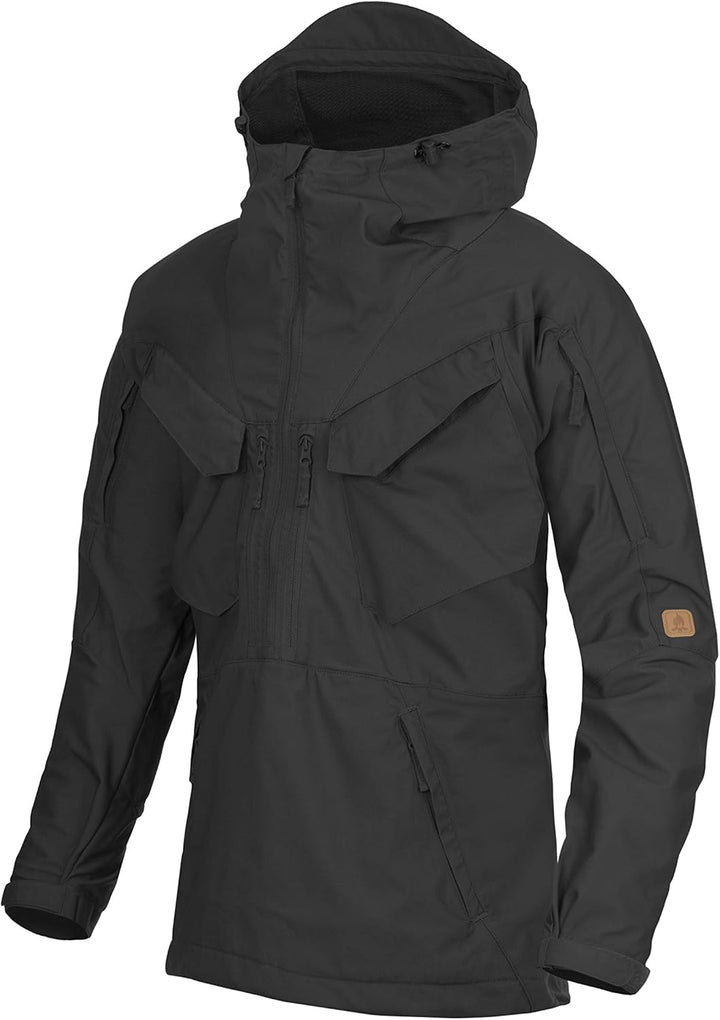 Helikon-Tex Bushcraft PILGRIM Anorak Outdoor Jacke -DuraCanvas- Schwarz L Black - 01, L Black - 01