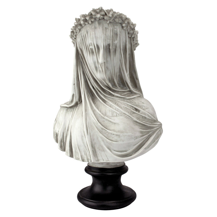 Design Toscano die verschleierte Jungfrau Büstenstatue, Masse: 22,8 cm x15,2 cm x35,5 cm Single, Sin