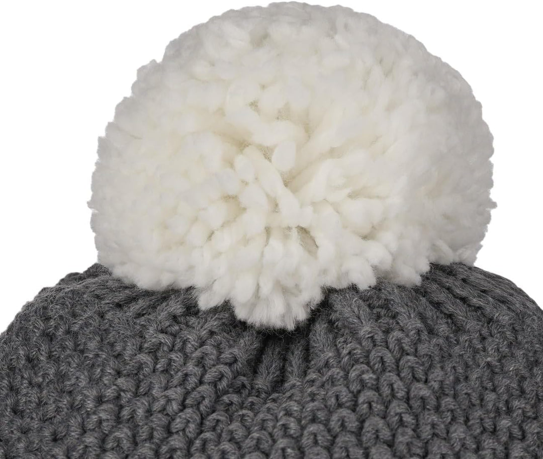 Eisbär Mütze Herren &amp; Damen Star Pompon Ski Austria - Merino Wintermütze Unisex mit Fleece schützt v