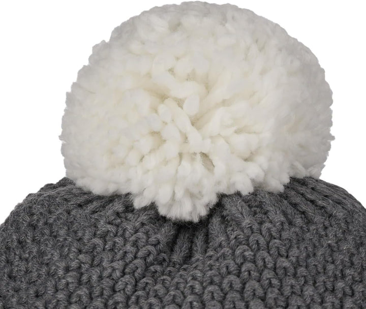 Eisbär Mütze Herren &amp; Damen Star Pompon Ski Austria - Merino Wintermütze Unisex mit Fleece schützt v
