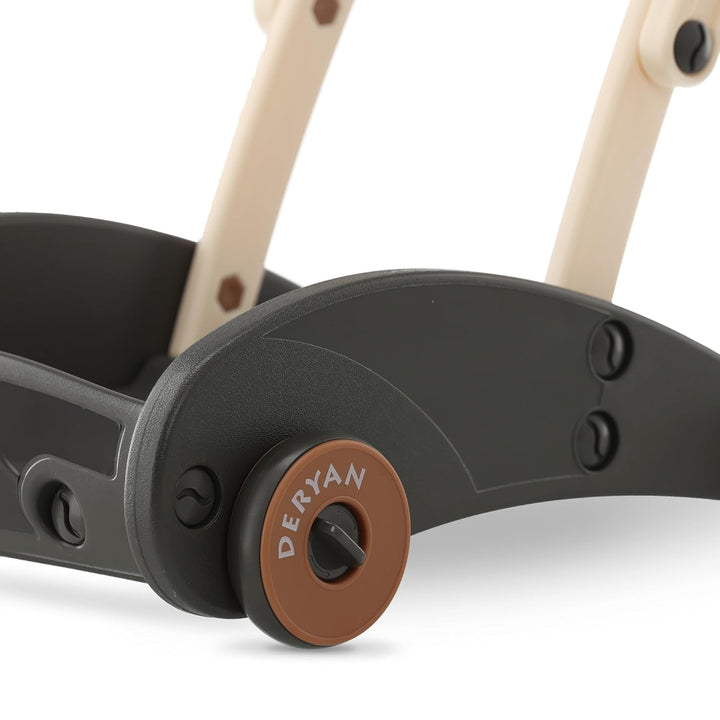 DERYAN Mace 2-in-1 Lauflernwagen für Babys – Klappbarer Baby Walker mit Sicherheitsbremse – Ergonomi