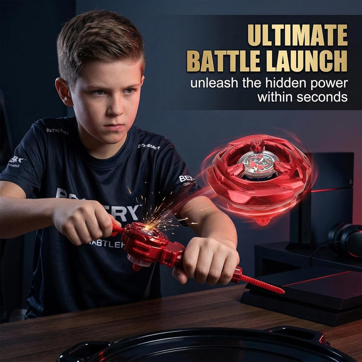 X Battling Set - Right Kampfkreisel, Attack Type Starter Pack, Kompatibel mit X-Serien, tolles Spiel