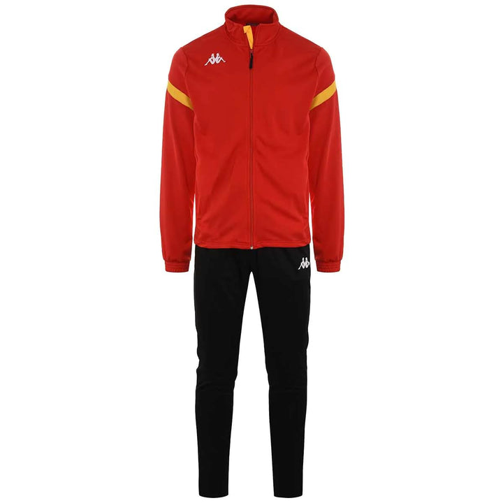 Kappa Unisex Dalcito Trainingsanzug S Rojo/Amarillo/Schwarz, S Rojo/Amarillo/Schwarz