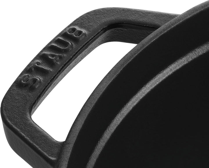 STAUB Gusseisen Bräter/Cocotte, Rund 34 cm, 12,6 L, schwarz Schwarz 34 cm, Schwarz 34 cm