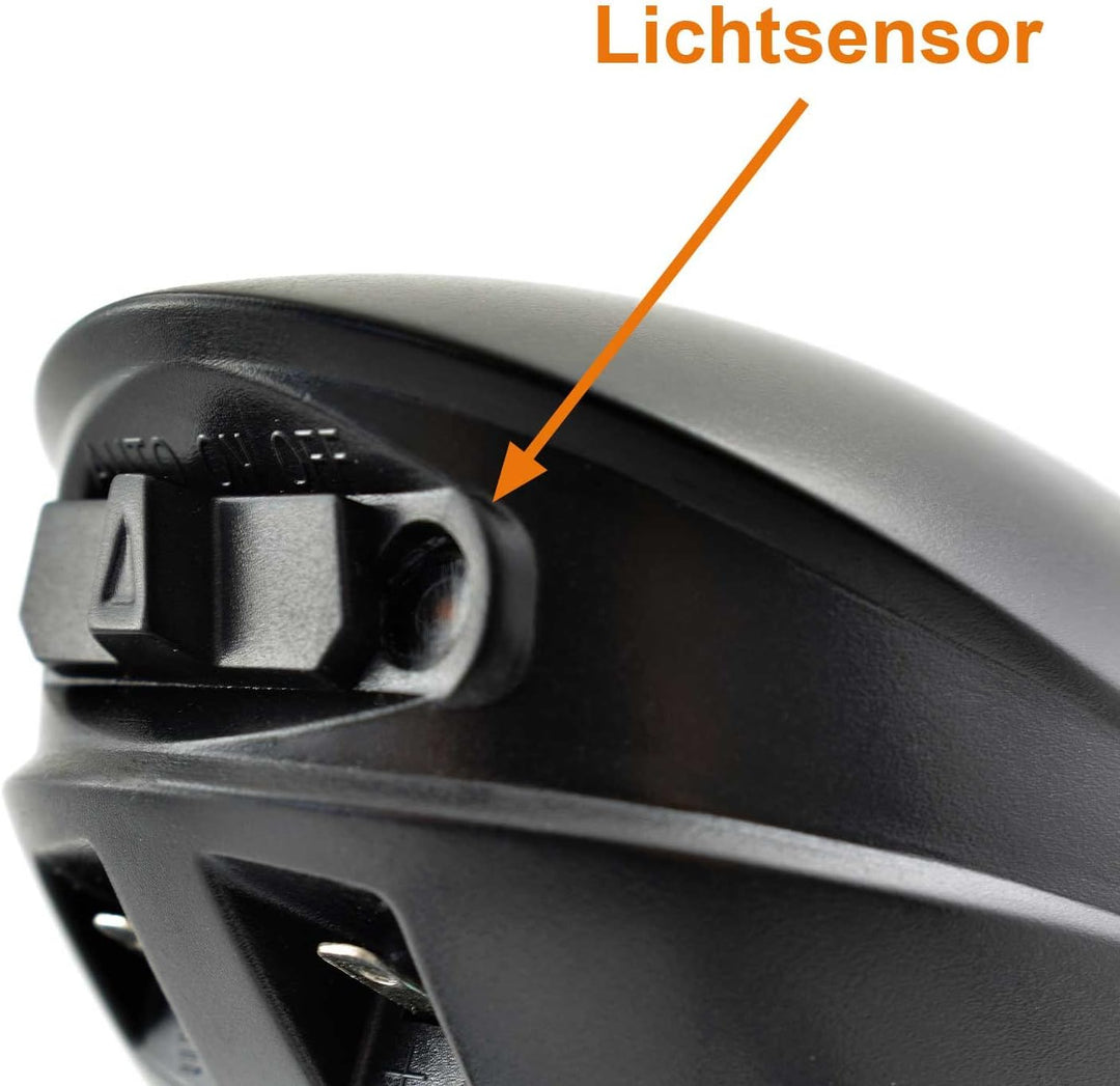 nean LED Dynamo Fahrradlicht 30 LUX mit Lichtautomatik, Standlicht und StVZO Zulassung, Fahrradlampe
